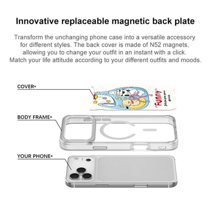 Adorable Handbag Bear Pattern Magnetic Phone Case, For iPhone 16 Pro Max, For iPhone 16 Pro, For iPhone 16 Plus, For iPhone 16