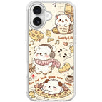 For iPhone 16 Plus / Transparent White