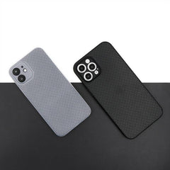 Funda protectora de polipropileno transpirable a prueba de golpes para iPhone 12 mini, iPhone 12, iPhone 12 Pro Max