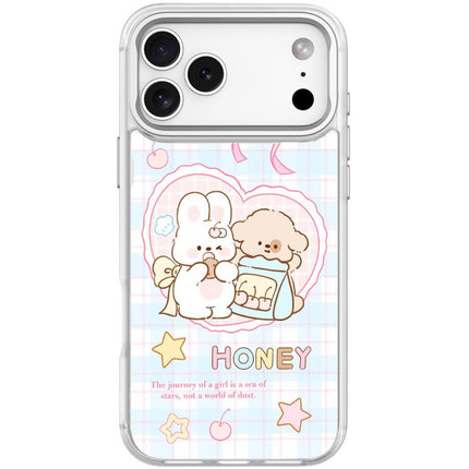 Adorable Love Rabbit Pattern Magnetic Phone Case, For iPhone 17 Pro Max, For iPhone 17 Pro, For iPhone 17, For iPhone Air