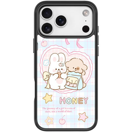 Adorable Love Rabbit Pattern Magnetic Phone Case, For iPhone 17 Pro Max, For iPhone 17 Pro, For iPhone 17, For iPhone Air