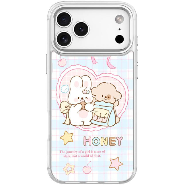 Adorable Love Rabbit Pattern Magnetic Phone Case, For iPhone 17 Pro Max, For iPhone 17 Pro, For iPhone 17, For iPhone Air
