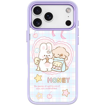Adorable Love Rabbit Pattern Magnetic Phone Case, For iPhone 17 Pro Max, For iPhone 17 Pro, For iPhone 17, For iPhone Air