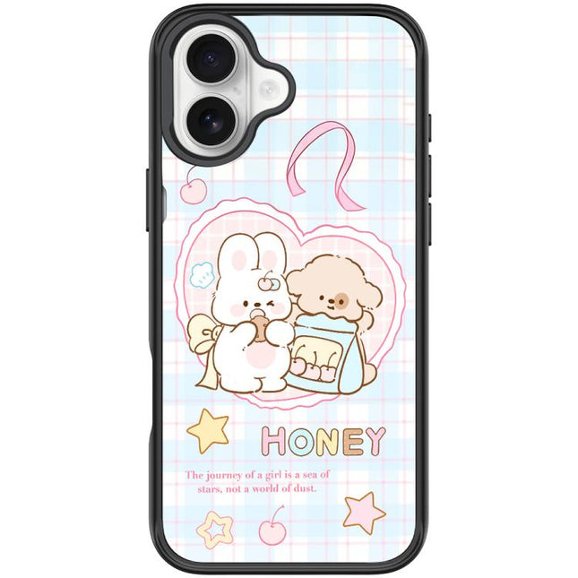 Adorable Love Rabbit Pattern Magnetic Phone Case, For iPhone 17 Pro Max, For iPhone 17 Pro, For iPhone 17, For iPhone Air