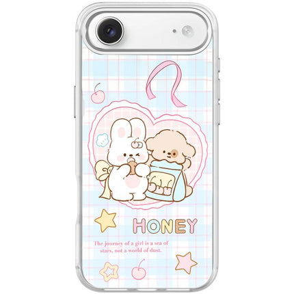 Adorable Love Rabbit Pattern Magnetic Phone Case, For iPhone 17 Pro Max, For iPhone 17 Pro, For iPhone 17, For iPhone Air