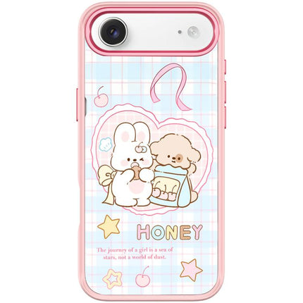 Adorable Love Rabbit Pattern Magnetic Phone Case, For iPhone 17 Pro Max, For iPhone 17 Pro, For iPhone 17, For iPhone Air