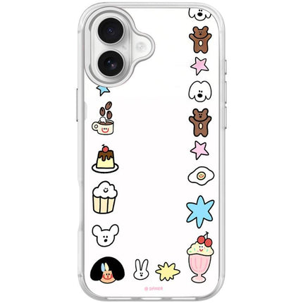 Adorable Little Guy Pattern Magnetic Phone Case, For iPhone 17 Pro Max, For iPhone 17 Pro, For iPhone 17, For iPhone Air