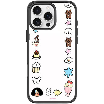 Adorable Little Guy Pattern Magnetic Phone Case, For iPhone 16 Pro Max, For iPhone 16 Pro, For iPhone 16 Plus, For iPhone 16