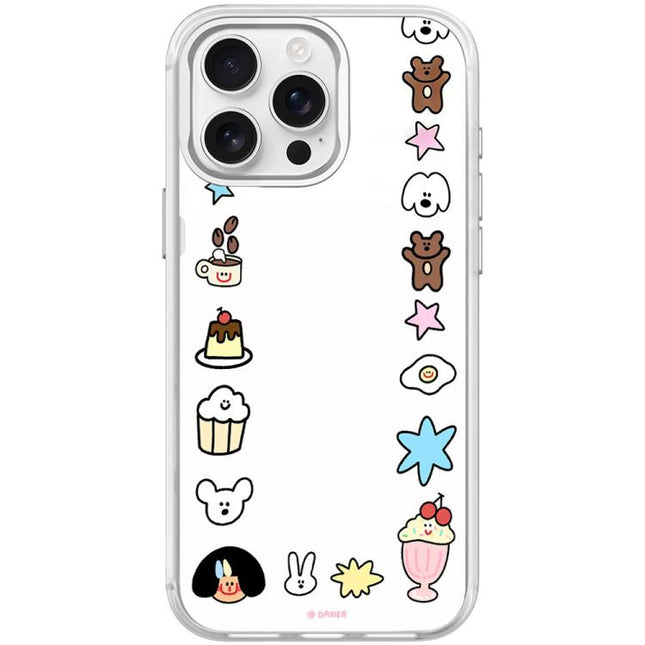 Adorable Little Guy Pattern Magnetic Phone Case, For iPhone 15 Pro Max, For iPhone 15 Pro