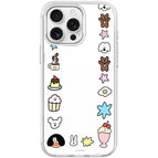 For iPhone 15 Pro / Transparent White