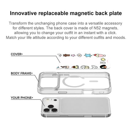 Adorable Little Guy Pattern Magnetic Phone Case, For iPhone 17 Pro Max, For iPhone 17 Pro, For iPhone 17, For iPhone Air