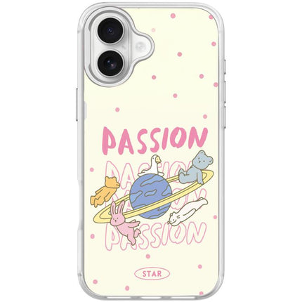White Planet Pattern Magnetic Phone Case, For iPhone 17 Pro Max, For iPhone 17 Pro, For iPhone 17, For iPhone Air