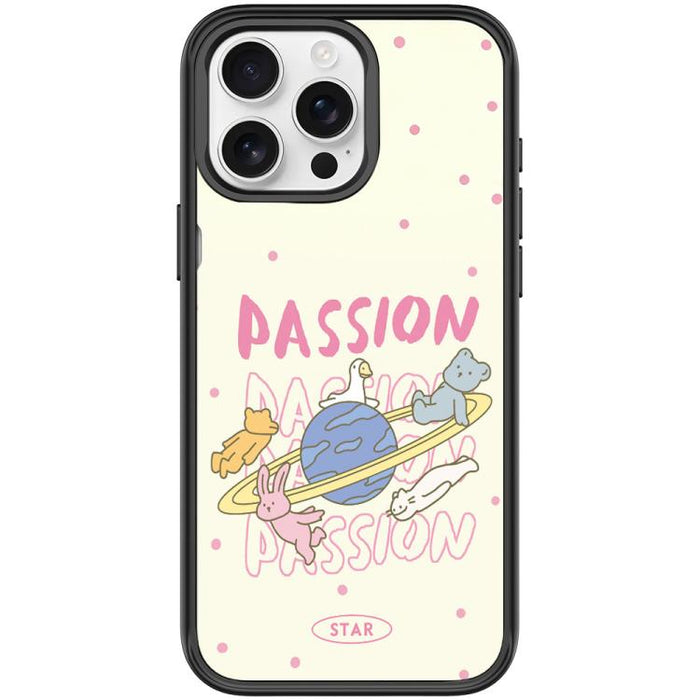 White Planet Pattern Magnetic Phone Case, For iPhone 15 Pro Max, For iPhone 15 Pro