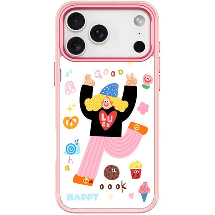 Little Girl and Good Text Pattern Magnetic Phone Case, For iPhone 17 Pro Max, For iPhone 17 Pro, For iPhone 17, For iPhone Air