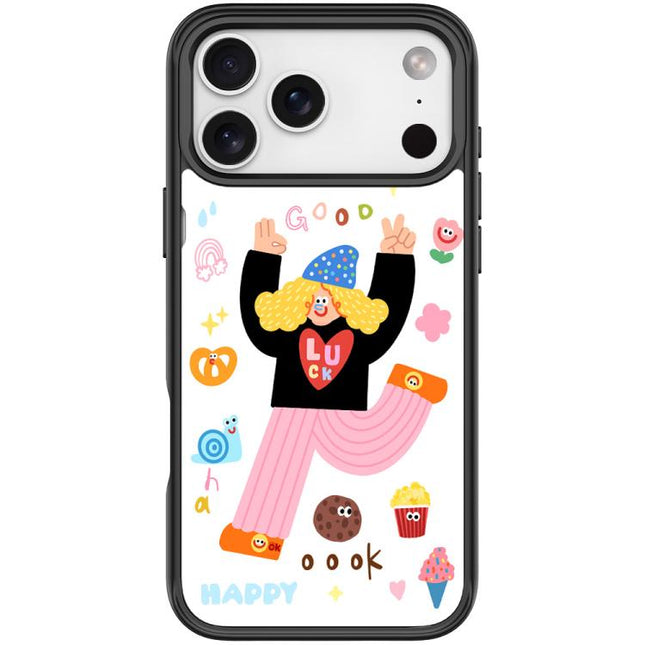 Little Girl and Good Text Pattern Magnetic Phone Case, For iPhone 17 Pro Max, For iPhone 17 Pro, For iPhone 17, For iPhone Air