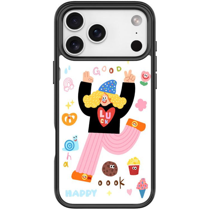 Little Girl and Good Text Pattern Magnetic Phone Case, For iPhone 17 Pro Max, For iPhone 17 Pro, For iPhone 17, For iPhone Air
