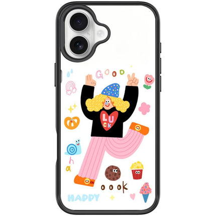 Little Girl and Good Text Pattern Magnetic Phone Case, For iPhone 17 Pro Max, For iPhone 17 Pro, For iPhone 17, For iPhone Air