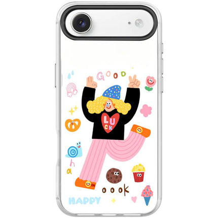Little Girl and Good Text Pattern Magnetic Phone Case, For iPhone 17 Pro Max, For iPhone 17 Pro, For iPhone 17, For iPhone Air