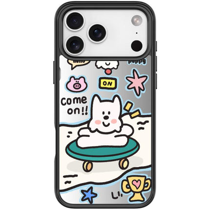 Happy Weekend Pattern Magnetic Phone Case, For iPhone 17 Pro Max, For iPhone 17 Pro, For iPhone 17, For iPhone Air