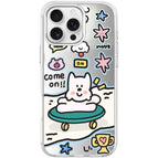 For iPhone 16 Pro / Transparent White
