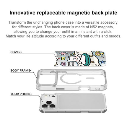 Happy Weekend Pattern Magnetic Phone Case, For iPhone 17 Pro Max, For iPhone 17 Pro, For iPhone 17, For iPhone Air