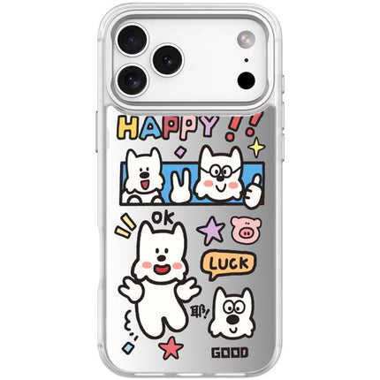 Good Day Pattern Magnetic Phone Case, For iPhone 17 Pro Max, For iPhone 17 Pro, For iPhone 17, For iPhone Air
