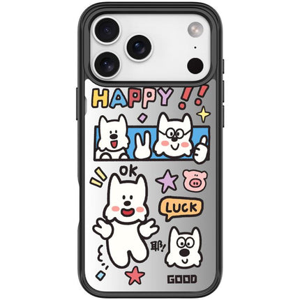 Good Day Pattern Magnetic Phone Case, For iPhone 17 Pro Max, For iPhone 17 Pro, For iPhone 17, For iPhone Air
