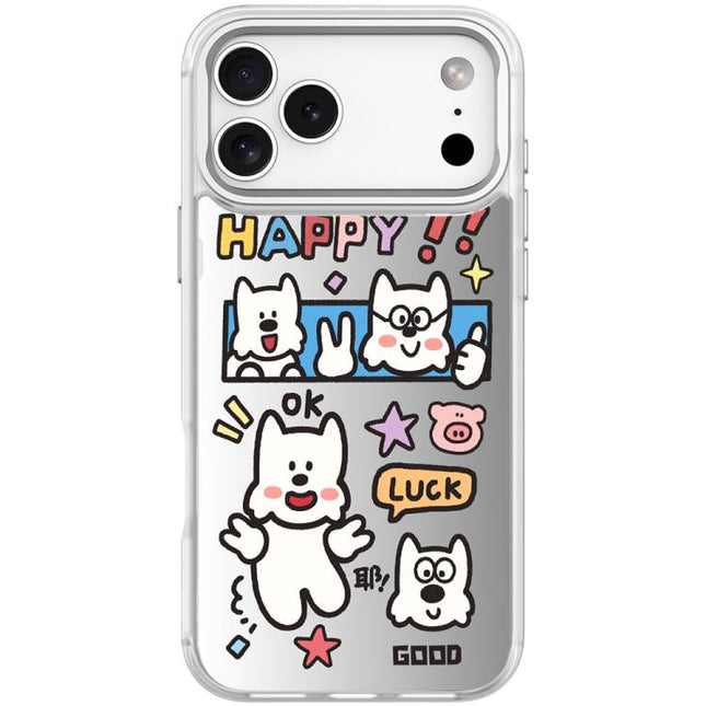 Good Day Pattern Magnetic Phone Case, For iPhone 17 Pro Max, For iPhone 17 Pro, For iPhone 17, For iPhone Air