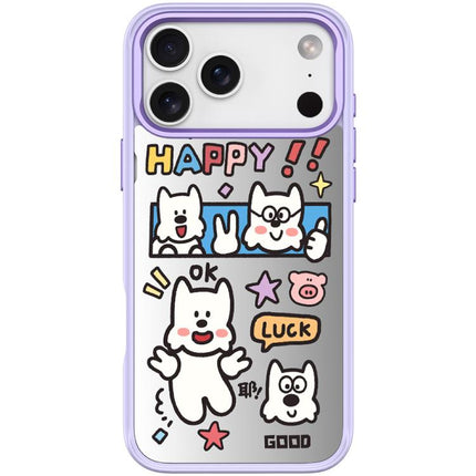 Good Day Pattern Magnetic Phone Case, For iPhone 17 Pro Max, For iPhone 17 Pro, For iPhone 17, For iPhone Air