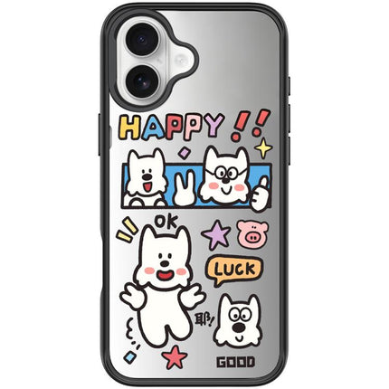 Good Day Pattern Magnetic Phone Case, For iPhone 17 Pro Max, For iPhone 17 Pro, For iPhone 17, For iPhone Air
