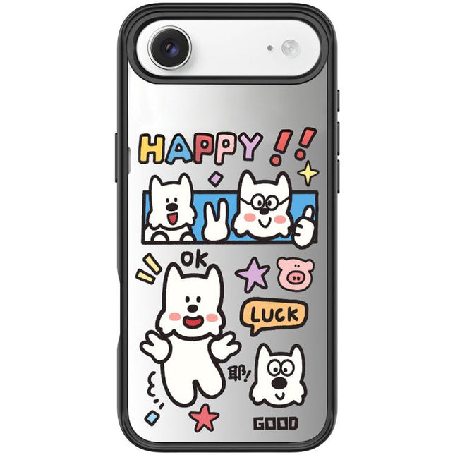 Good Day Pattern Magnetic Phone Case, For iPhone 17 Pro Max, For iPhone 17 Pro, For iPhone 17, For iPhone Air