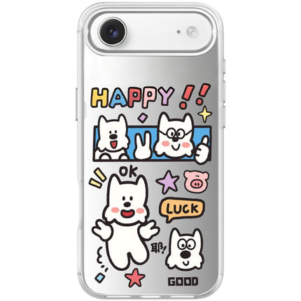 Good Day Pattern Magnetic Phone Case, For iPhone 17 Pro Max, For iPhone 17 Pro, For iPhone 17, For iPhone Air