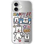 For iPhone 16 / Transparent White