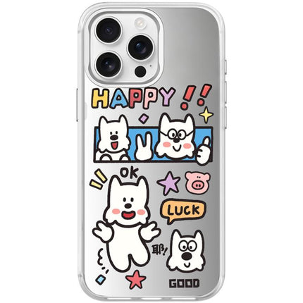Good Day Pattern Magnetic Phone Case, For iPhone 15 Pro Max, For iPhone 15 Pro