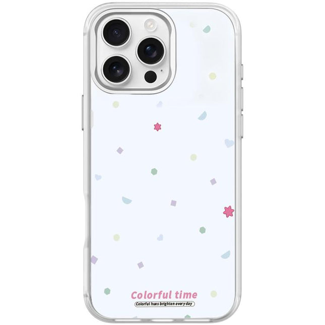 Colorful Stars Pattern Magnetic Phone Case, For iPhone 16 Pro Max, For iPhone 16 Pro, For iPhone 16 Plus, For iPhone 16