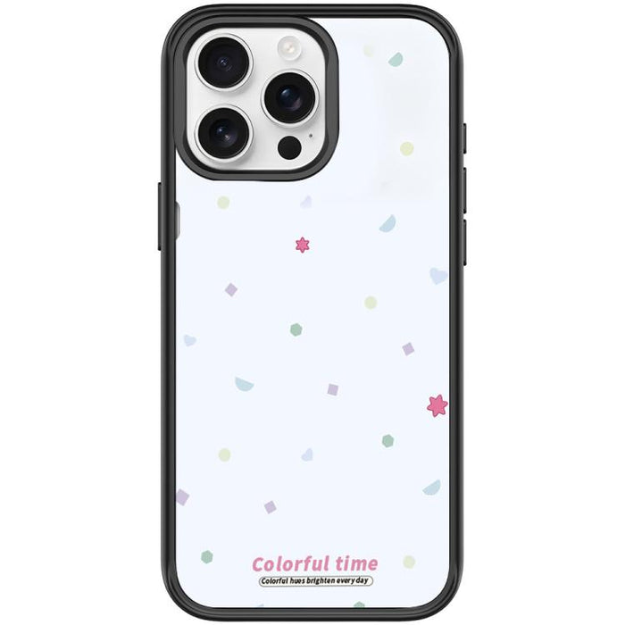 Colorful Stars Pattern Magnetic Phone Case, For iPhone 15 Pro Max, For iPhone 15 Pro