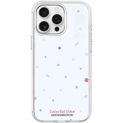 Colorful Stars Pattern Magnetic Phone Case, For iPhone 15 Pro Max, For iPhone 15 Pro