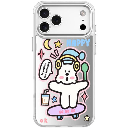 Skateboarding Dog Pattern Magnetic Phone Case, For iPhone 17 Pro Max, For iPhone 17 Pro, For iPhone 17, For iPhone Air