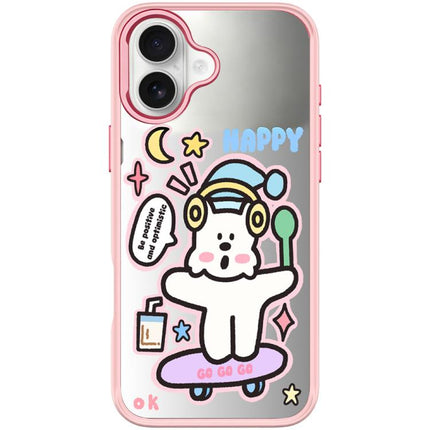 Skateboarding Dog Pattern Magnetic Phone Case, For iPhone 17 Pro Max, For iPhone 17 Pro, For iPhone 17, For iPhone Air