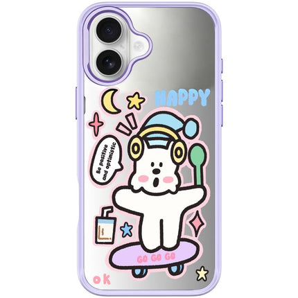 Skateboarding Dog Pattern Magnetic Phone Case, For iPhone 17 Pro Max, For iPhone 17 Pro, For iPhone 17, For iPhone Air