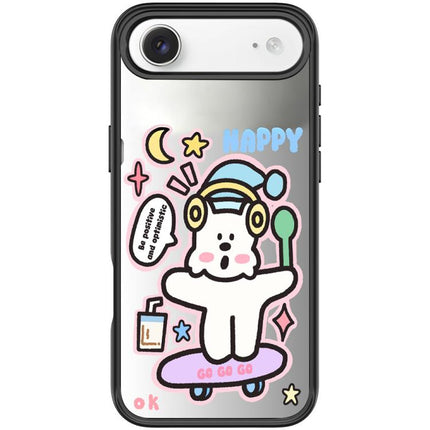 Skateboarding Dog Pattern Magnetic Phone Case, For iPhone 17 Pro Max, For iPhone 17 Pro, For iPhone 17, For iPhone Air