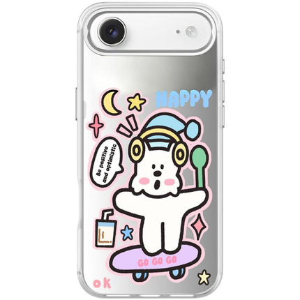 Skateboarding Dog Pattern Magnetic Phone Case, For iPhone 17 Pro Max, For iPhone 17 Pro, For iPhone 17, For iPhone Air