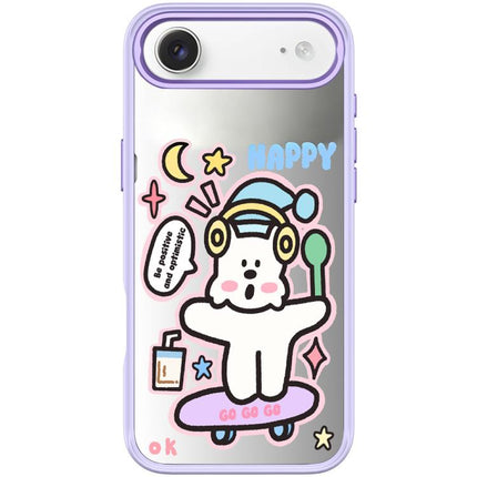 Skateboarding Dog Pattern Magnetic Phone Case, For iPhone 17 Pro Max, For iPhone 17 Pro, For iPhone 17, For iPhone Air