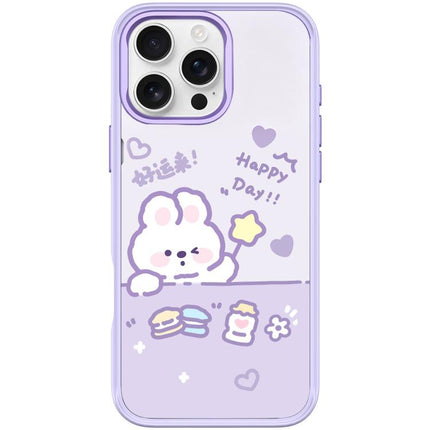 Good Luck Star Rabbit Pattern Magnetic Phone Case, For iPhone 16 Pro Max, For iPhone 16 Pro, For iPhone 16 Plus, For iPhone 16