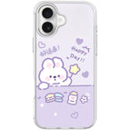For iPhone 16 / Transparent White