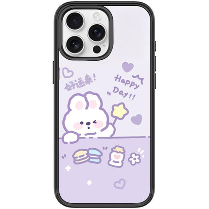 Good Luck Star Rabbit Pattern Magnetic Phone Case, For iPhone 15 Pro Max, For iPhone 15 Pro