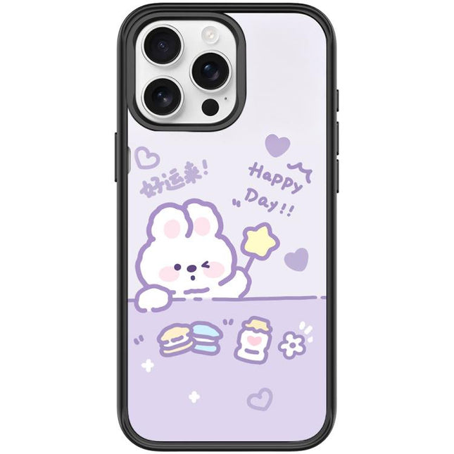 Good Luck Star Rabbit Pattern Magnetic Phone Case, For iPhone 15 Pro Max, For iPhone 15 Pro