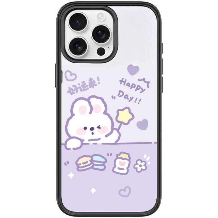 Good Luck Star Rabbit Pattern Magnetic Phone Case, For iPhone 15 Pro Max, For iPhone 15 Pro