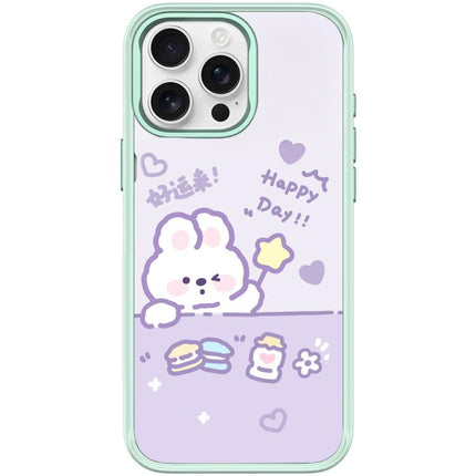 Good Luck Star Rabbit Pattern Magnetic Phone Case, For iPhone 15 Pro Max, For iPhone 15 Pro