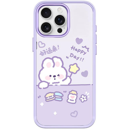 Good Luck Star Rabbit Pattern Magnetic Phone Case, For iPhone 15 Pro Max, For iPhone 15 Pro